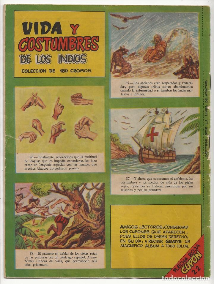 Tebeos: FLECHA ROJA N&ordm; 22 - ORIGINAL - MAGA - Foto 2