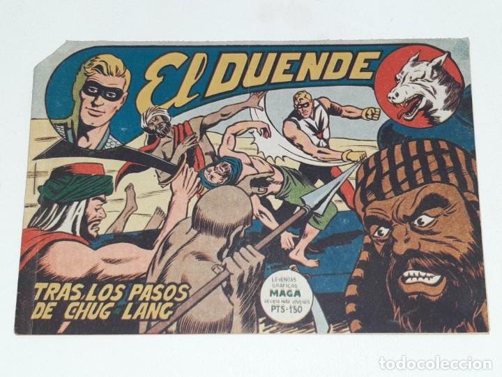 Tebeos: ANTIGUO COMIC EL DUENDE N&ordm; 9 - TRAS LOS PASOS DE CHUG LANG - EDITORIAL MAGA A&Ntilde;O 1961 - Foto 1