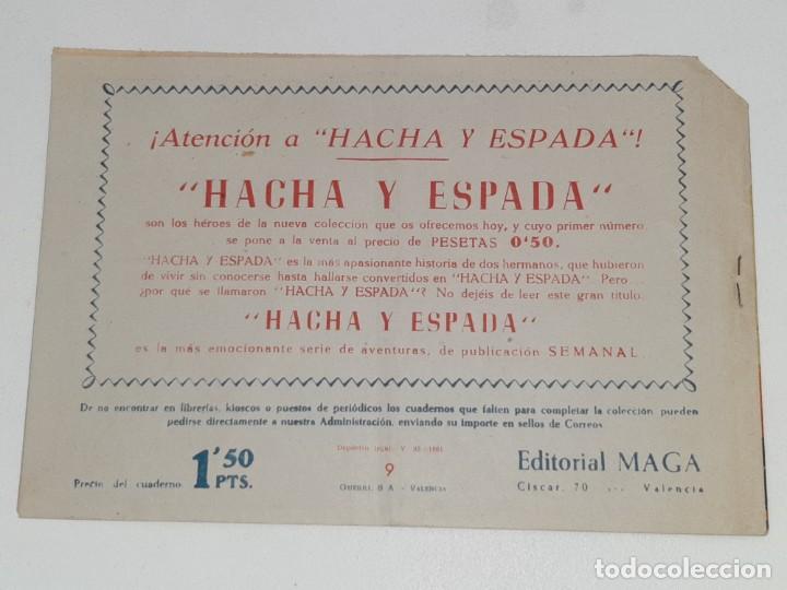 Tebeos: ANTIGUO COMIC EL DUENDE N&ordm; 9 - TRAS LOS PASOS DE CHUG LANG - EDITORIAL MAGA A&Ntilde;O 1961 - Foto 2