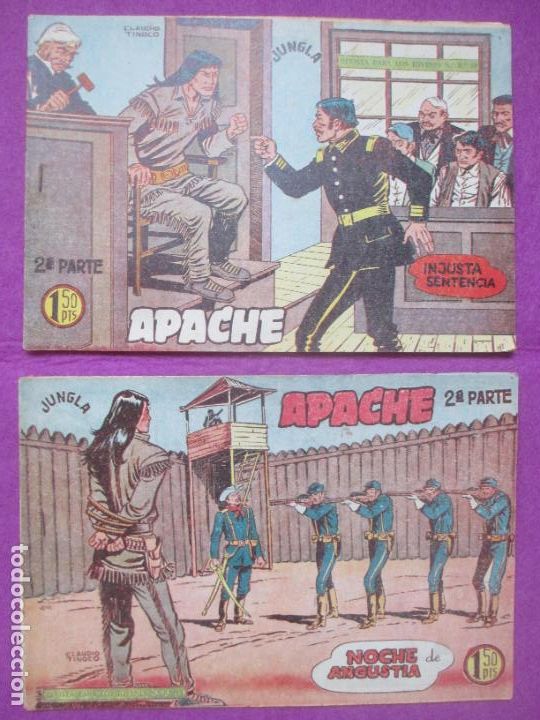 Tebeos: LOTE 44 TEBEOS APACHE 2&ordf; PARTE ED. MAGA VER NUMEROS - Foto 22