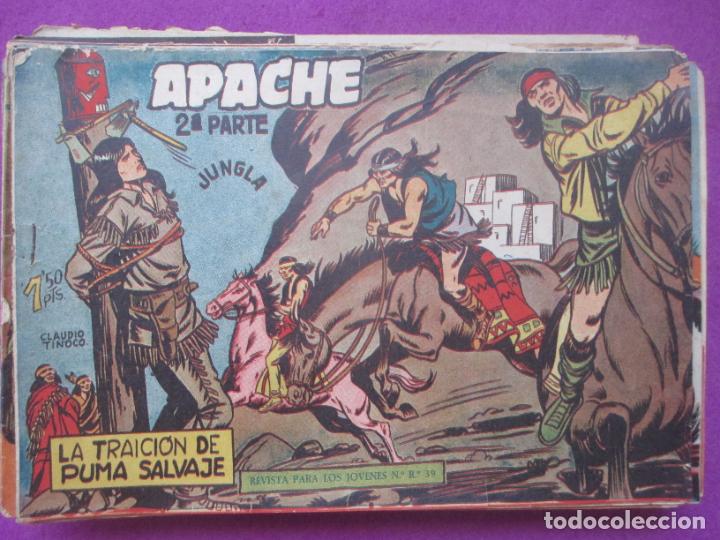 Tebeos: LOTE 44 TEBEOS APACHE 2&ordf; PARTE ED. MAGA VER NUMEROS - Foto 1