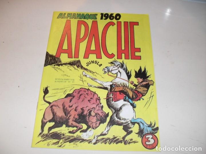 Tebeos: FACSIMIL ALMANAQUE APACHE PARA 1960.ediciones maga.DE KIOSKO. - Foto 1
