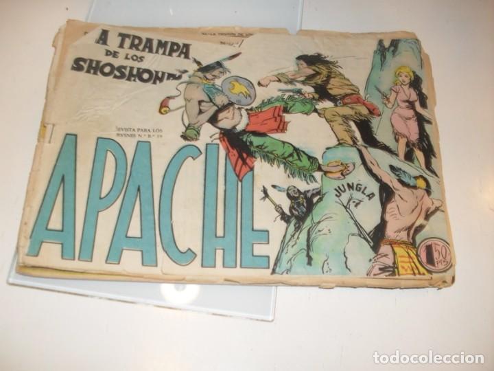 Tebeos: APACHE 2&ordf;EPOCA N&ordm; 36,(DE 76)maga ediciones,a&ntilde;o 1960.ORIGINAL APAISADO. - Foto 1