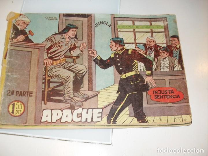 Tebeos: APACHE 2&ordf;EPOCA N&ordm; 31,(DE 76)maga ediciones,a&ntilde;o 1960.ORIGINAL APAISADO. - Foto 1