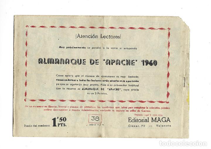 Tebeos: APACHE- N&ordm; 38- LA VORAGINE - Foto 2
