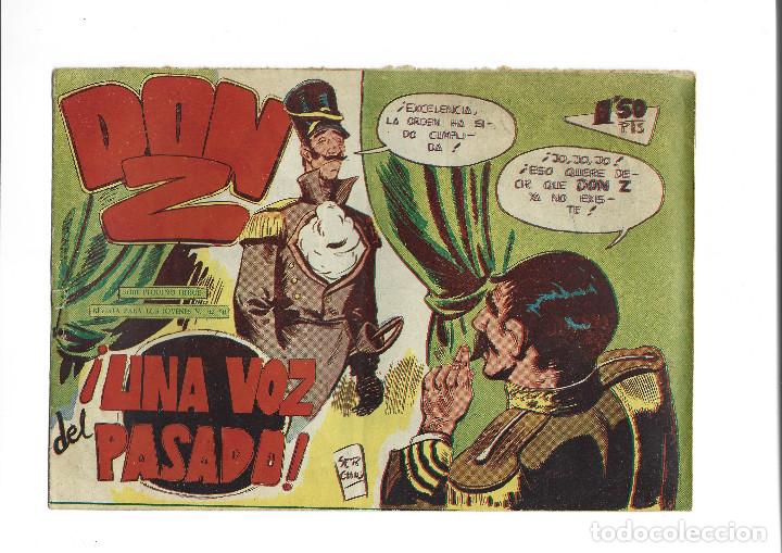 Tebeos: DON Z- N&ordm; 49- UNA VOZ DEL PASADO - Foto 1