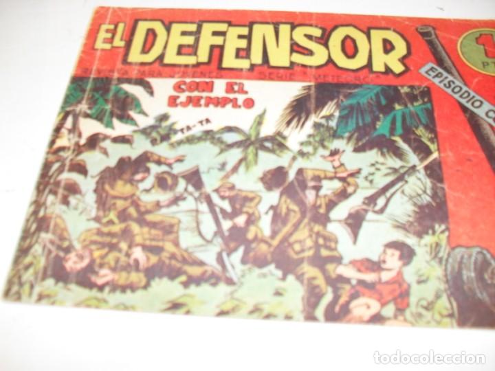 Tebeos: ORIGINAL EL DEFENSOR N&ordm;9,(DE 26).MAGA,A&Ntilde;O 1962.TEBEO DIFICIL. - Foto 1