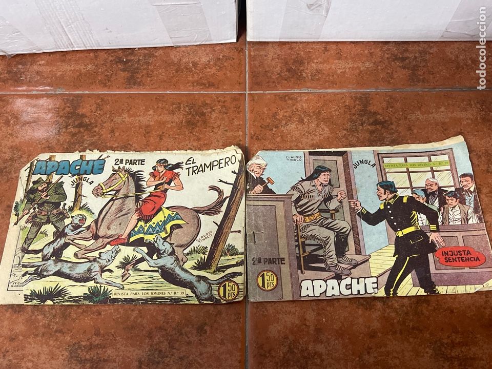 Tebeos: Lote de 2 c&oacute;mics Apache jungla 2 parte - Foto 1