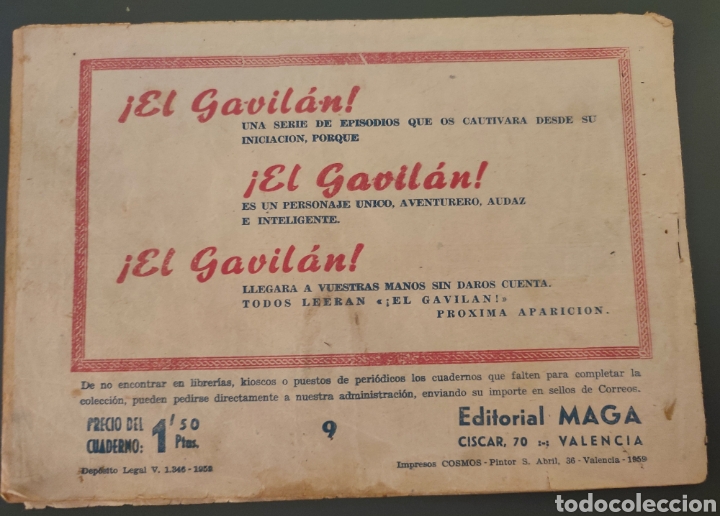 Tebeos: Don Z N&uacute;m 9. A&ntilde;o 1959 - Foto 3