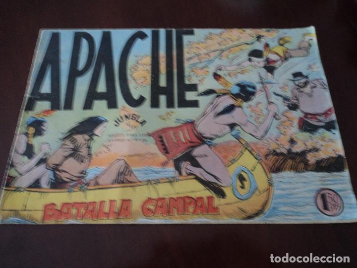 Tebeos: APACHE- N&ordm; 47- BATALLA CAMPAL ed. maga 1959 - Foto 1