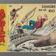 Tebeos: AFRICA Nº 20 - SANGRE EN EL RIO (SERIE ATLETAS) ORIGINAL - MAGA 1964 ''BUEN ESTADO''. Lote 364108751