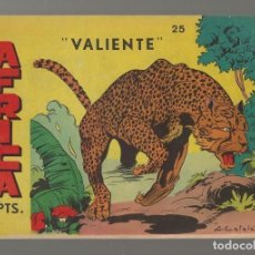 Tebeos: AFRICA Nº 25 - VALIENTE (SERIE ATLETAS) ORIGINAL - MAGA 1964 ''BUEN ESTADO''. Lote 364112711