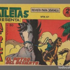 Tebeos: AFRICA Nº 50 - EL POTRO DEL DESIERTO (SERIE ATLETAS) ORIGINAL - MAGA 1964 ''BUEN ESTADO''. Lote 364321751