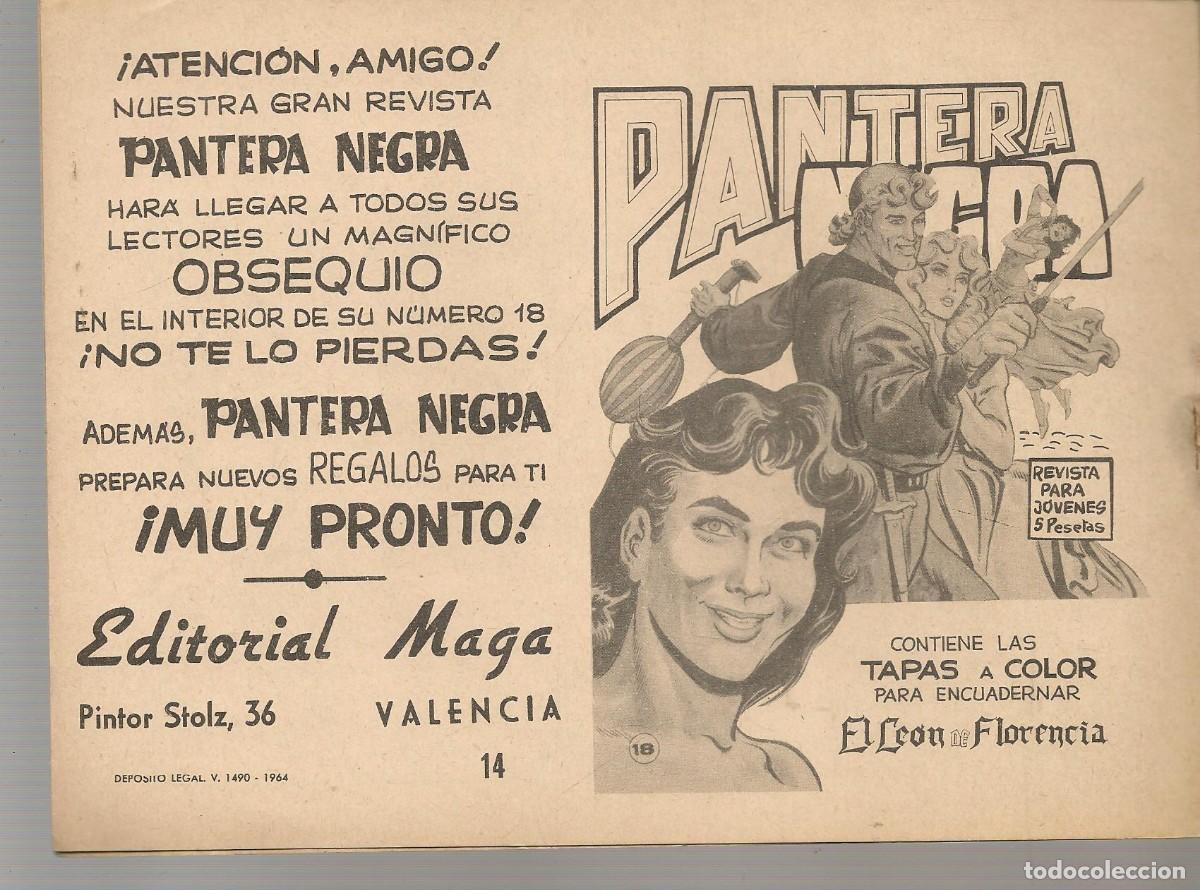 Tebeos: CORAZA DE CASTILLA. N&ordm; 14. EN PODER DEL CALIFA. &iexcl;&iexcl;ORIGINAL!!. MAGA, 1962.(P/D15) - Foto 2