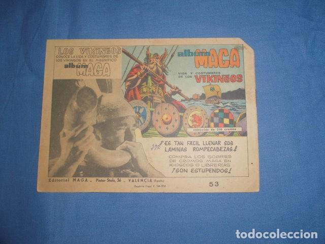 Tebeos: PANTERA NEGRA - N&ordm; 53 - ORIGINAL -2 PTS - EDITORIAL MAGA. - Foto 2
