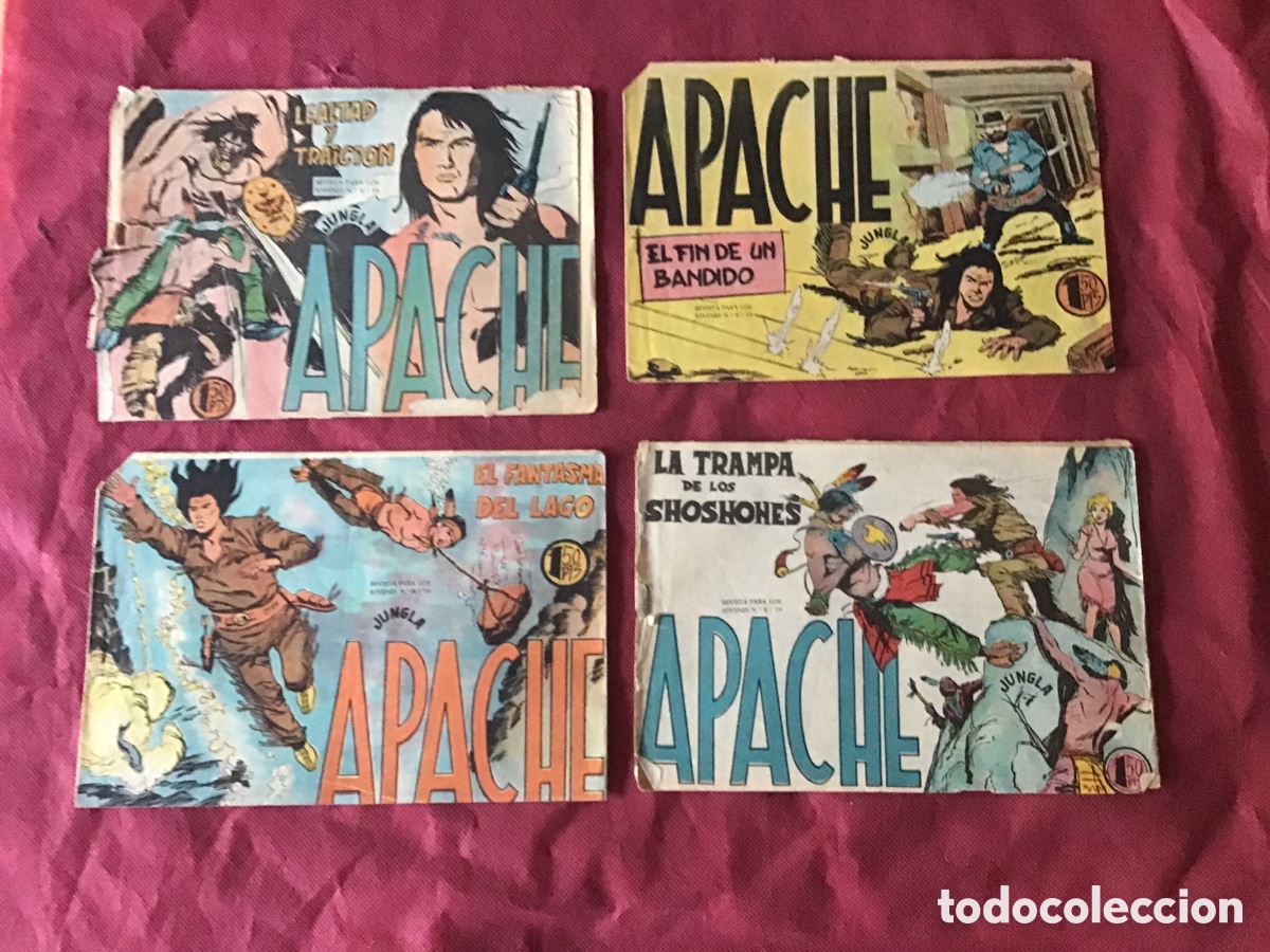 Tebeos: APACHE-EDITORIAL MAGA-19 NUMEROS -ORIGINAL. - Foto 3