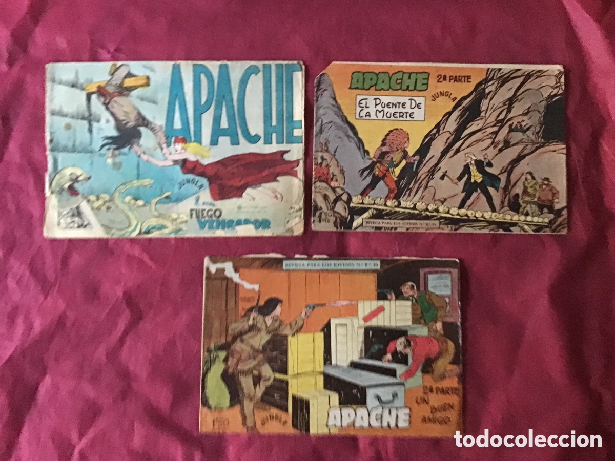 Tebeos: APACHE-EDITORIAL MAGA-19 NUMEROS -ORIGINAL. - Foto 6
