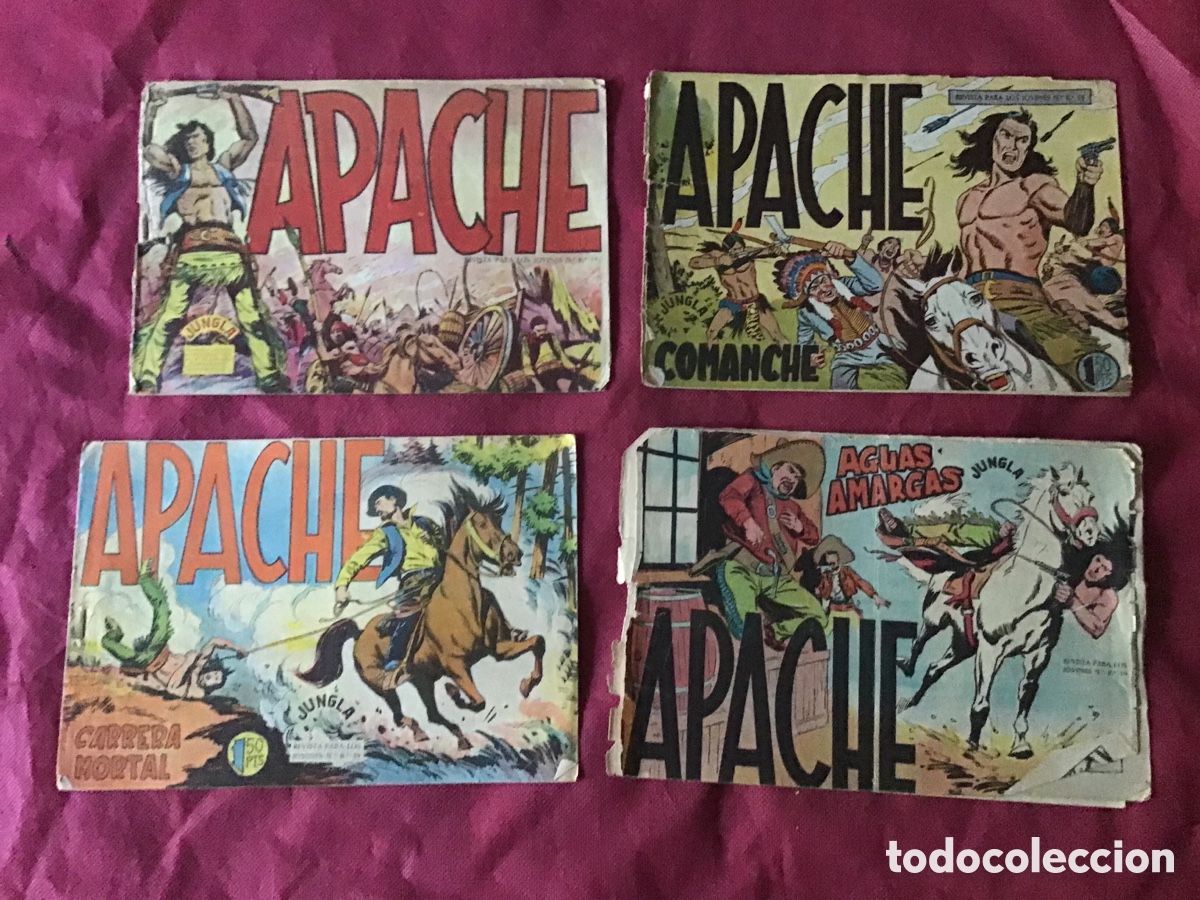 Tebeos: APACHE-EDITORIAL MAGA-19 NUMEROS -ORIGINAL. - Foto 1