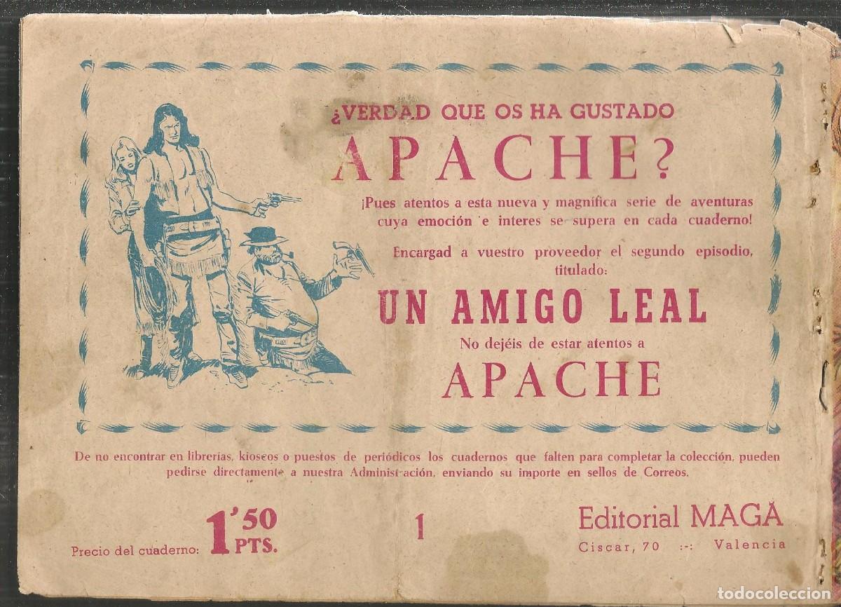 Tebeos: APACHE. N&ordm; 1. &iexcl;&iexcl; ORIGINAL!!. EDITORIAL MAGA.(Z/C10) - Foto 2