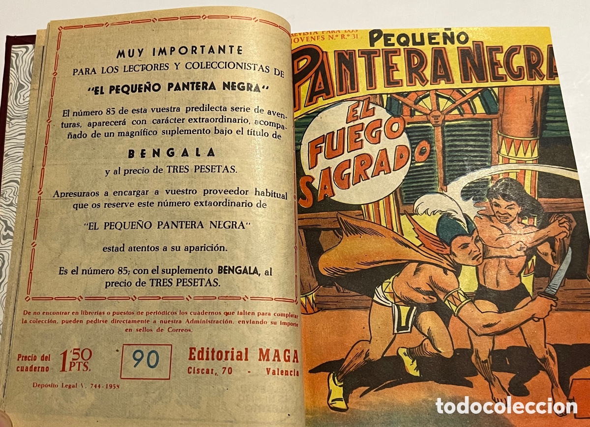 Tebeos: Peque&ntilde;o Pantera Negra 34 n&uacute;meros de 1958 - Foto 2