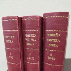 Tebeos: COMIC PANTERA NEGRA 3 TOMOS - ORIGINAL DE ÉPOCA AÑO 1958 - ED. MAGA. Lote 386196929