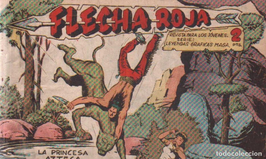 Tebeos: FLECHA ROJA N&ordm; 45: LA PRINCESA AZTECA. A-COMIC-7129 - Foto 1