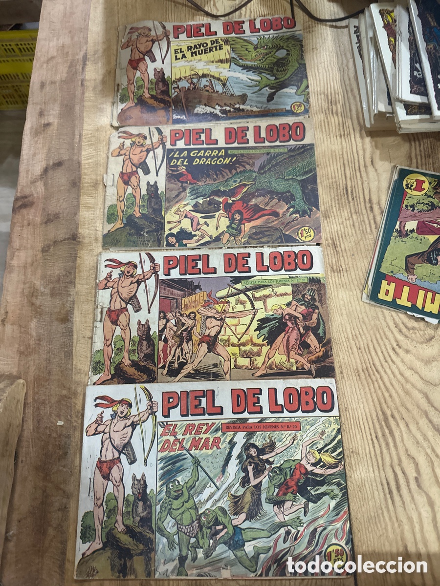 Tebeos: Piel de lobo lote de 4 c&oacute;mic - Foto 1