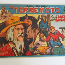 Tebeos: DAN BARRY EL TERREMOTO (1954, MAGA) 24 · 9-III-1955 · EN LA BOCA DEL LOBO