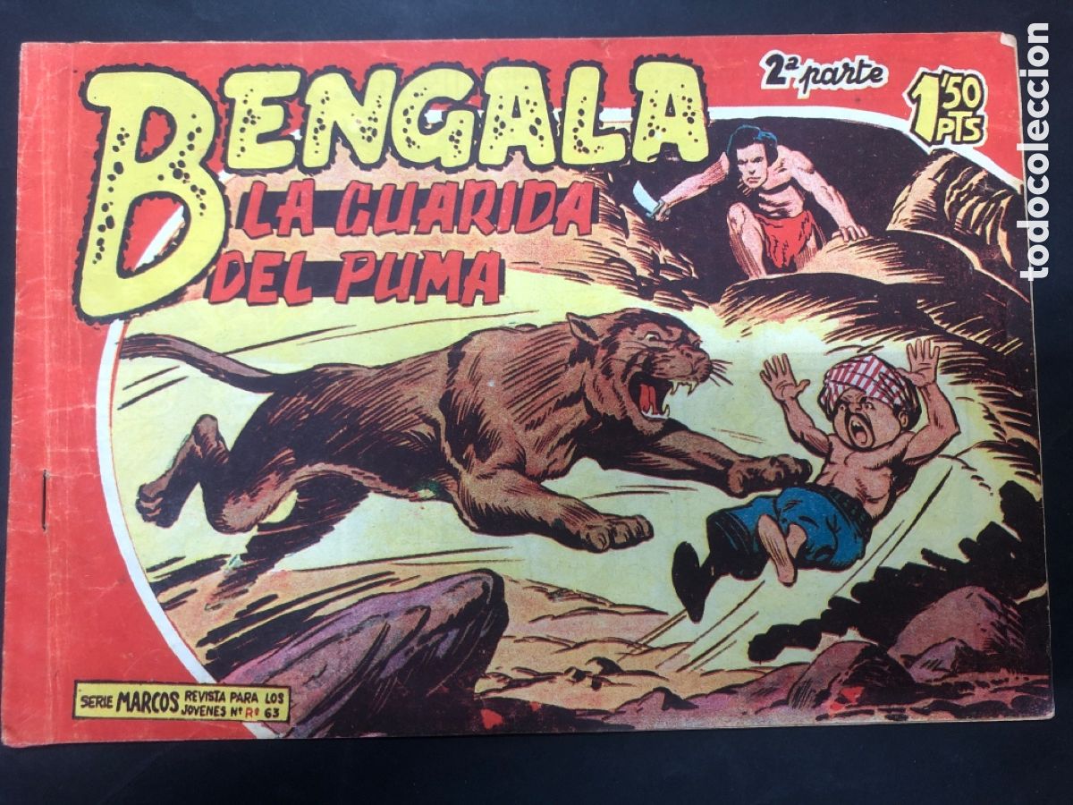 Tebeos: COMIC BENGALA 2 PARTE N&ordm; 38 EDITORIAL MAGA ORIGINAL - Foto 1