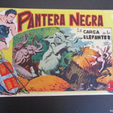 Tebeos: PANTERA NEGRA / PEQUEÑO PANTERA NEGRA (1956, MAGA) 5 · 10-X-1956 · LA CARGA DE LOS ELEFANTES