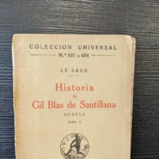 Tebeos: HISOTIA DE GIL BLAS DE SANTILLANA - LE SAGE. Lote 401713564