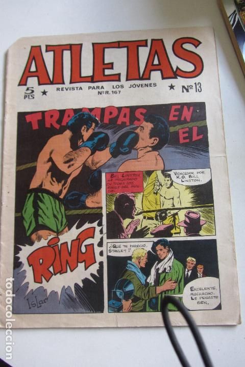 Tebeos: ATLETAS N&ordm; 13 MAGA ORIGINAL ARX77 - Foto 1