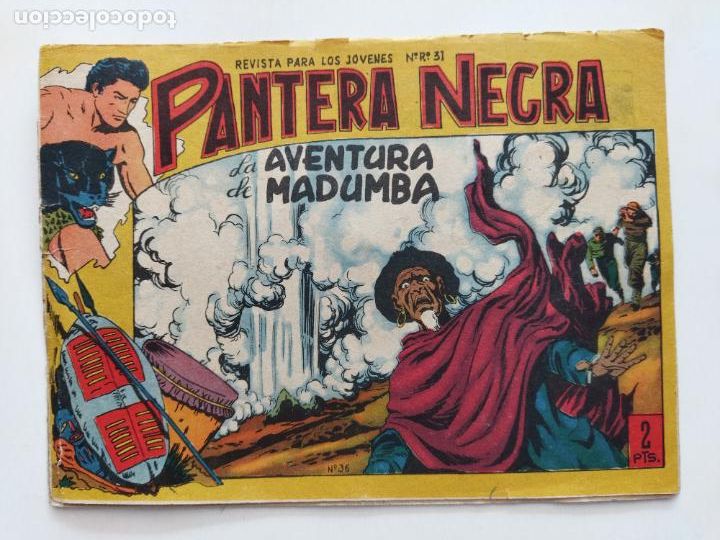 Tebeos: PANTERA NEGRA ORIGINAL N&ordm; 36 - EDI. MAGA - - Foto 1