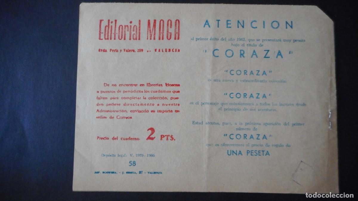 Tebeos: JOHNNY FOGATA N&ordm; 58 (ORIGINAL) / CLAS - Foto 2