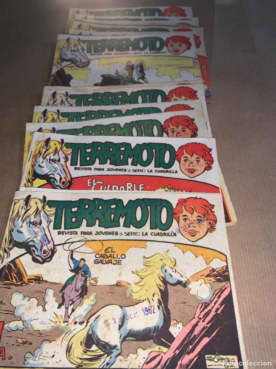 Tebeos: LOTE 17 COMICS TERREMOTO MAGA 1962 - Foto 2