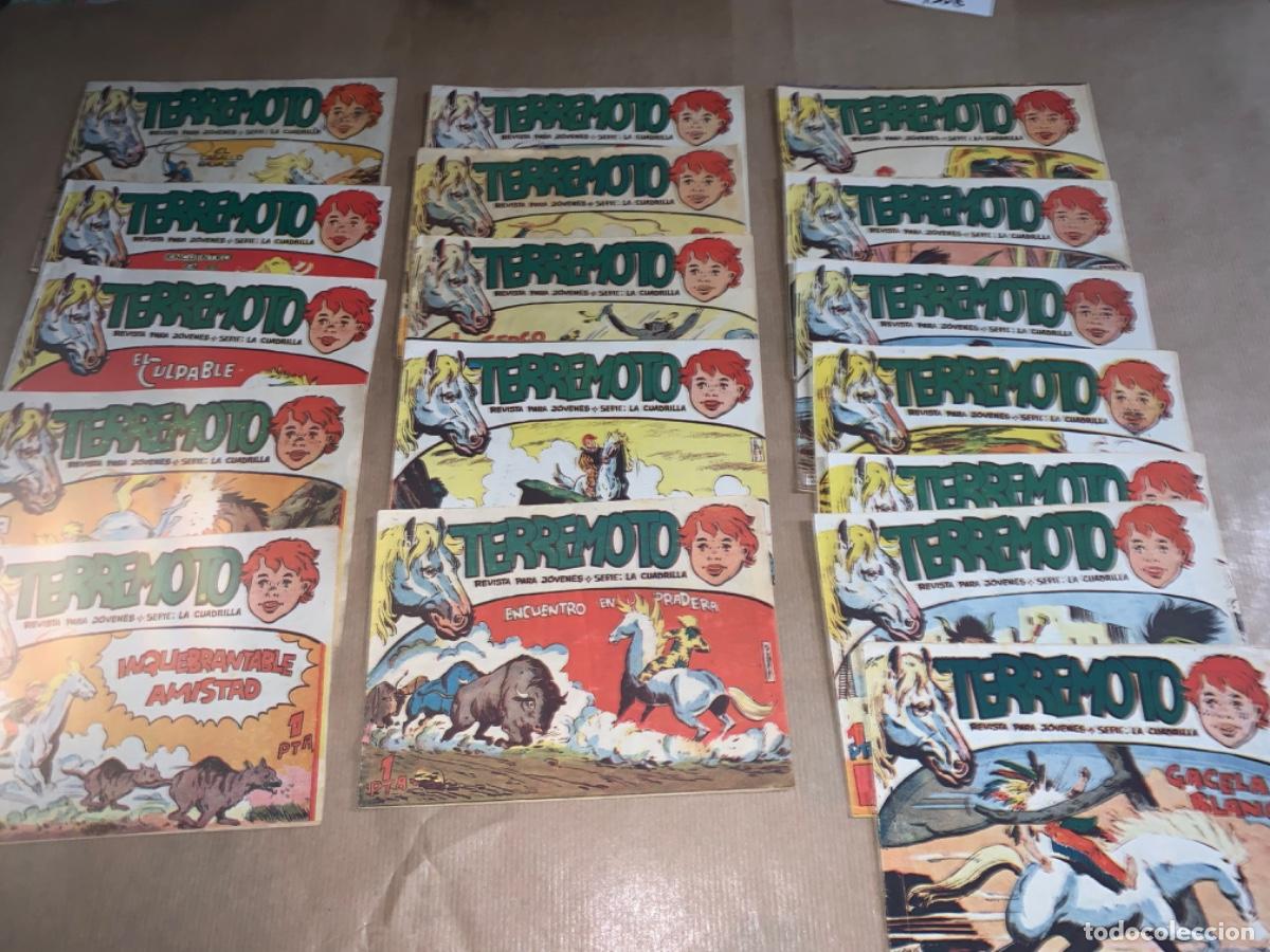 Tebeos: LOTE 17 COMICS TERREMOTO MAGA 1962 - Foto 3