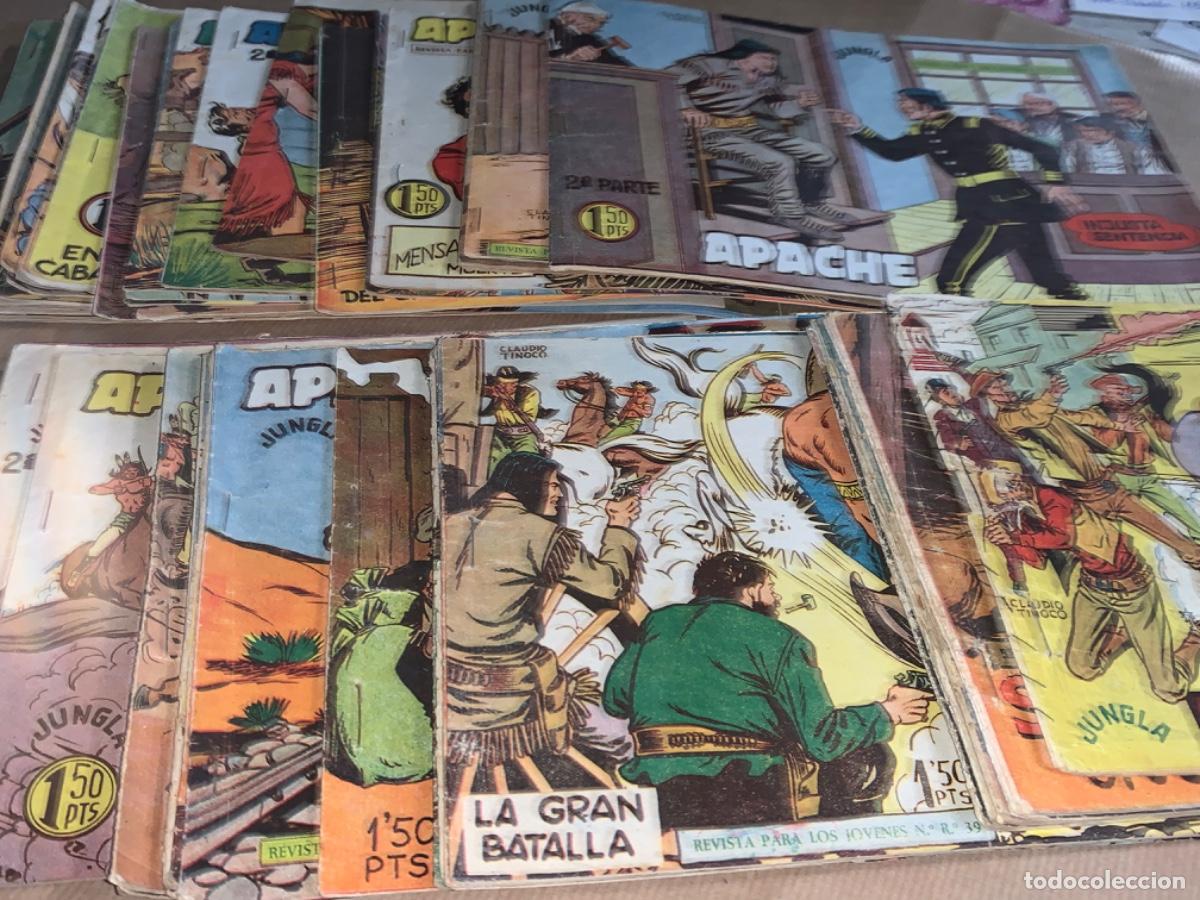 Tebeos: LOTE 64 COMICS APACHE 2 PARTE MAGA 1958 - Foto 4