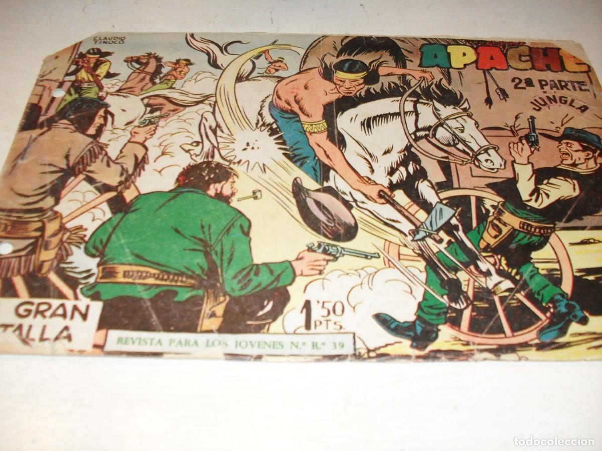 Tebeos: APACHE 2&ordf;PARTE 8,(DE 76)LA GRAN BATALLA.MAGA,1960,DIBUJA CLAUDIO TINOCO - Foto 1