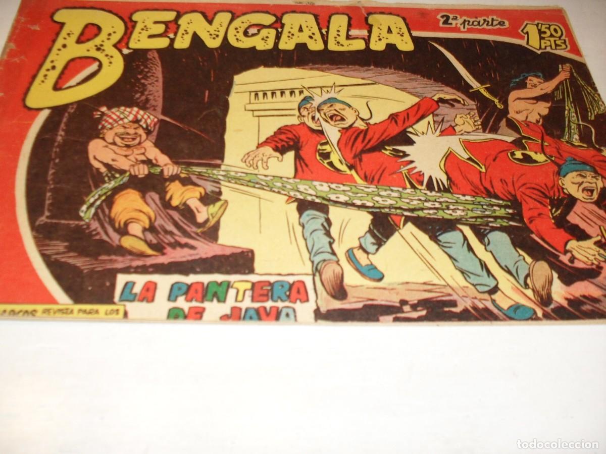 Tebeos: BENGALA 2&ordf;PARTE N&ordm; 6:LA PANTERA DE JAVA,(DE 45).MAGA,1960,DIBUJA LEOPOLDO ORTIZ - Foto 1