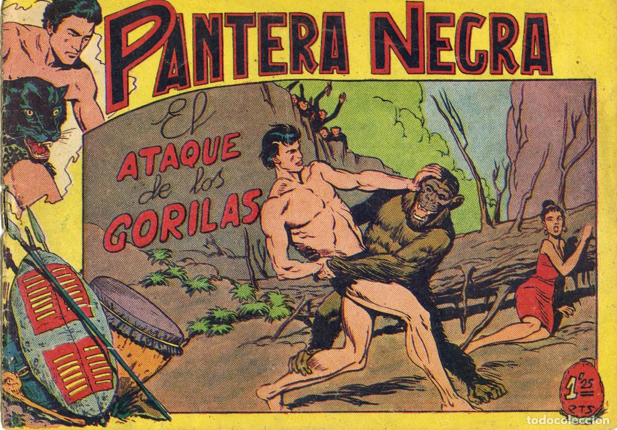 Tebeos: PANTERA NEGRA N&ordm; 20 - &rdquo;EL ATAQUE DE LOS GORILAS&rdquo; - EDITORIAL MAGA - Foto 1