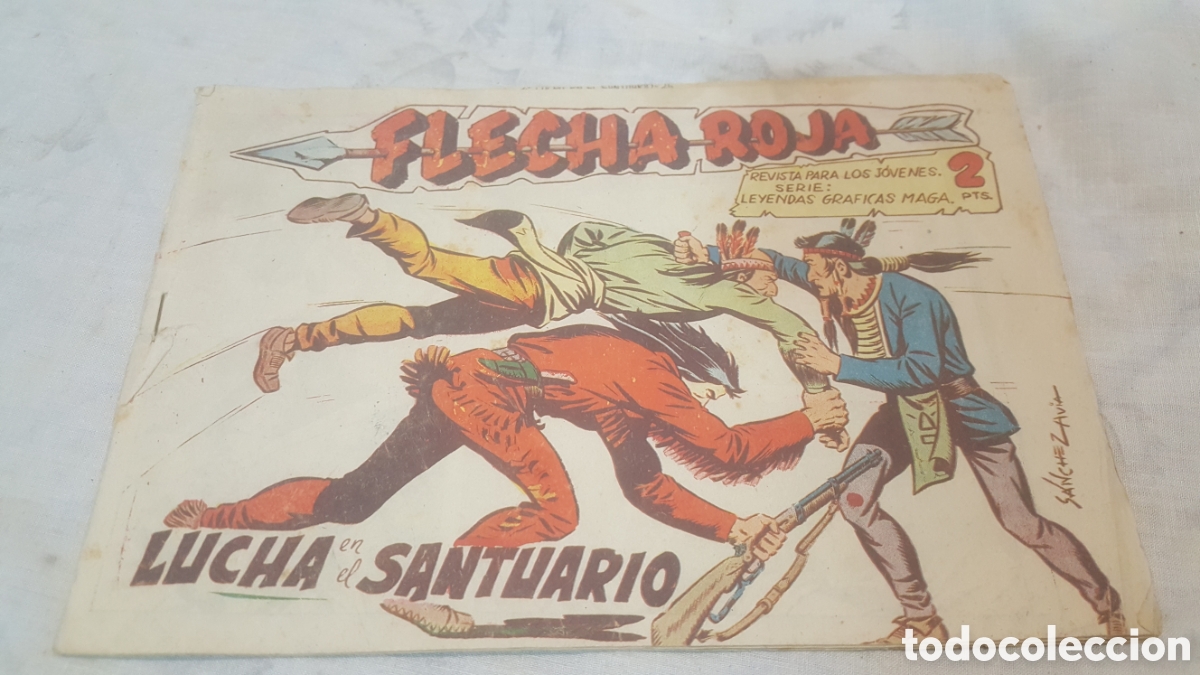 Tebeos: FLECHA ROJA. LUCHA EN EL SANTUARIO - Foto 1