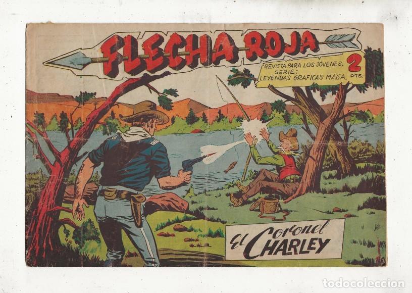 Tebeos: FLECHA ROJA N&ordm; 34 - EL CORONEL CHARLEY - MAGA 1962 - Foto 1