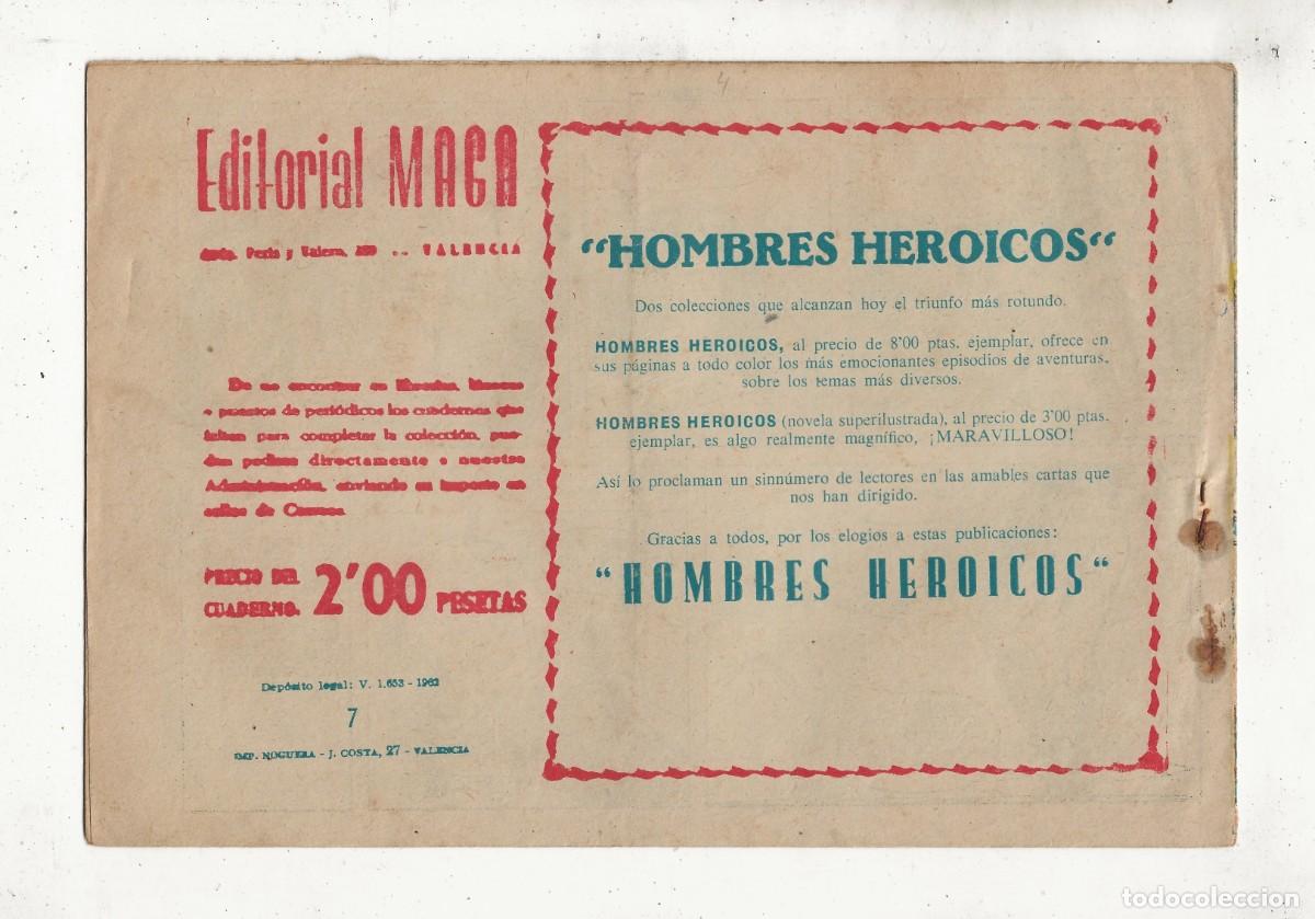 Tebeos: FLECHA ROJA N&ordm; 7 - EN RETIRADA - MAGA 1962 - Foto 2