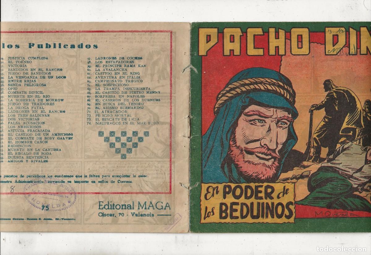 Tebeos: PACHO DINAMITA N&ordm; 75 - EL PODER DE LOS BEDUINOS - MAGA 1951 - (ORIGINAL) - Foto 3
