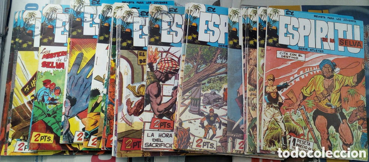 Tebeos: EL ESP&Iacute;RITU DE LA SELVA LOTE 50 FACS&Iacute;MILES. EDITORIAL MAGA - Foto 3