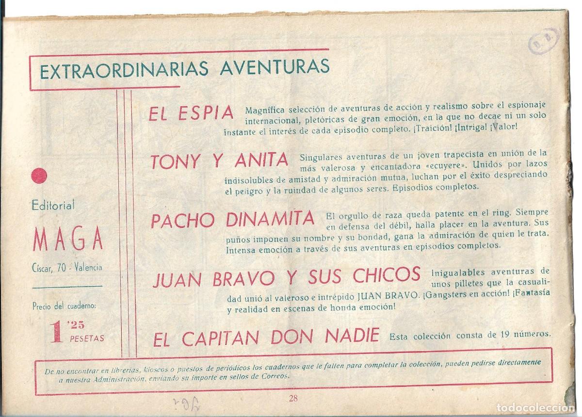 Tebeos: PACHO DINAMITA NUM 28 - ORIGINAL - Foto 2