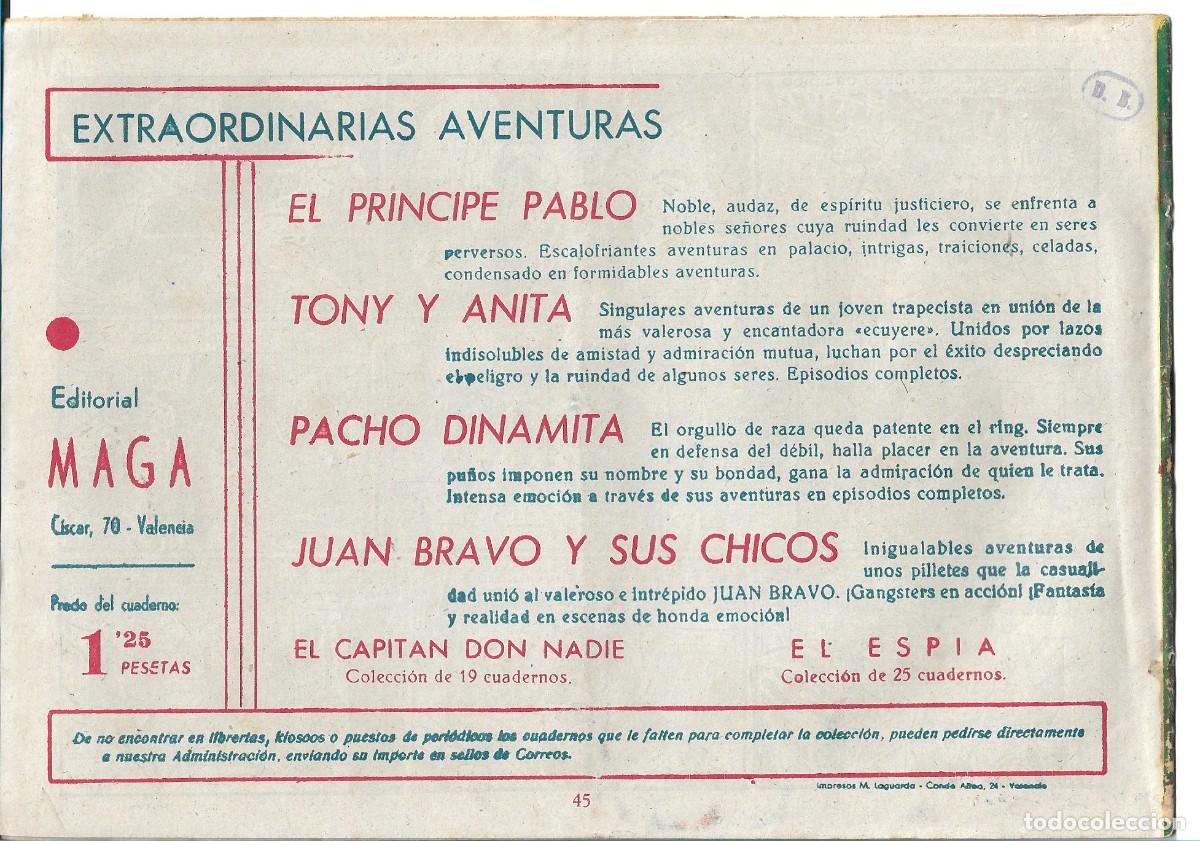 Tebeos: PACHO DINAMITA NUM 45 - ORIGINAL - Foto 2