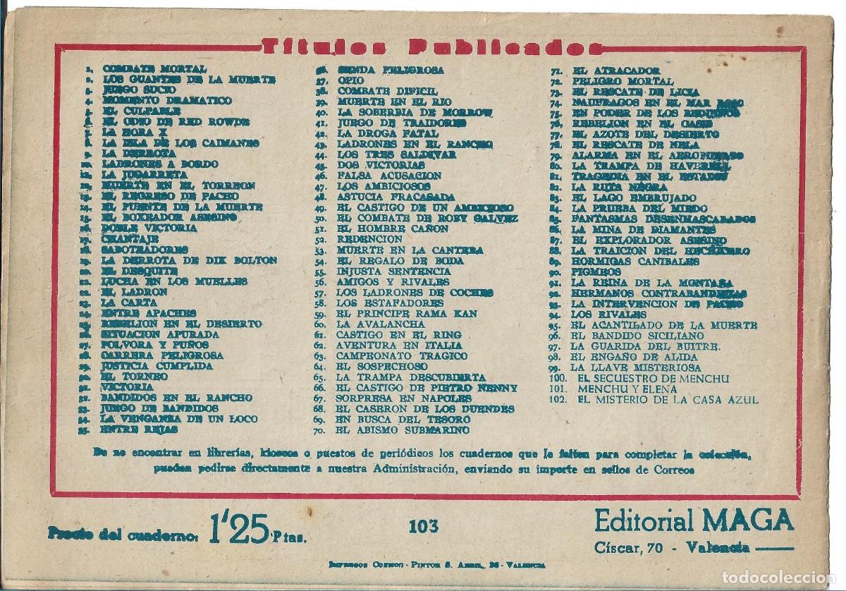 Tebeos: PACHO DINAMITA NUM 103 - ORIGINAL - Foto 2