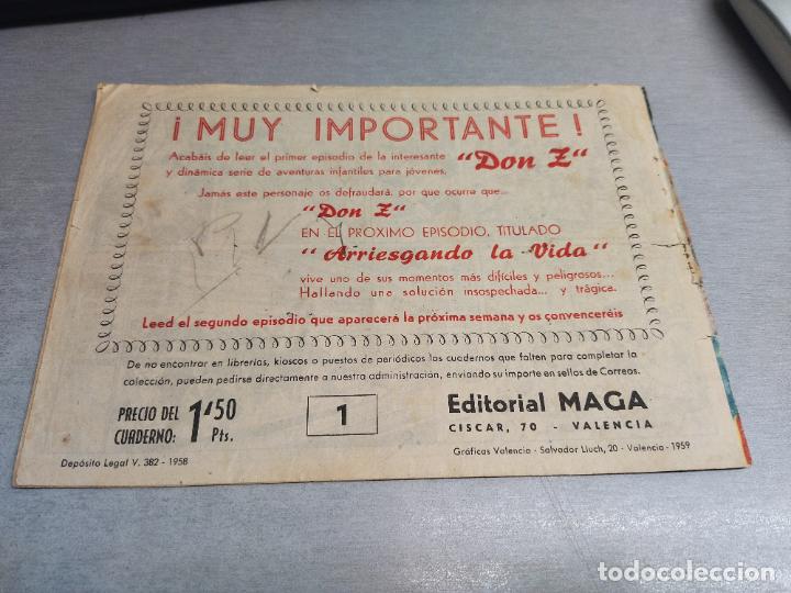 Tebeos: DON Z N&ordm; 1 / MAGA ORIGINAL - Foto 4