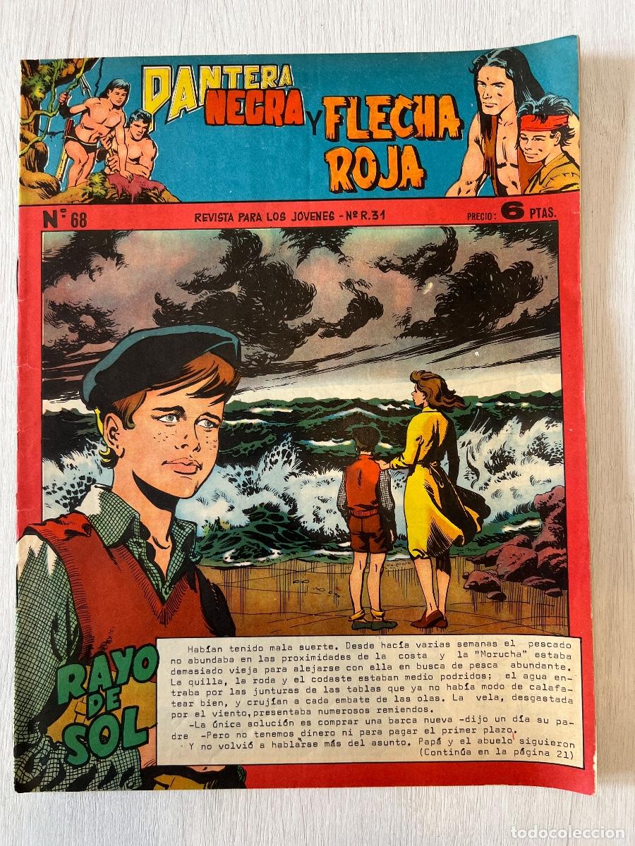 Tebeos: PANTERA NEGRA Y FLECHA ROJA N&ordm; 68. RAYO DE SOL - Foto 1